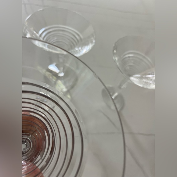 JASPER CONRAD STUART CRYSTAL COCTAIL GLASSES - Picture 8 of 9